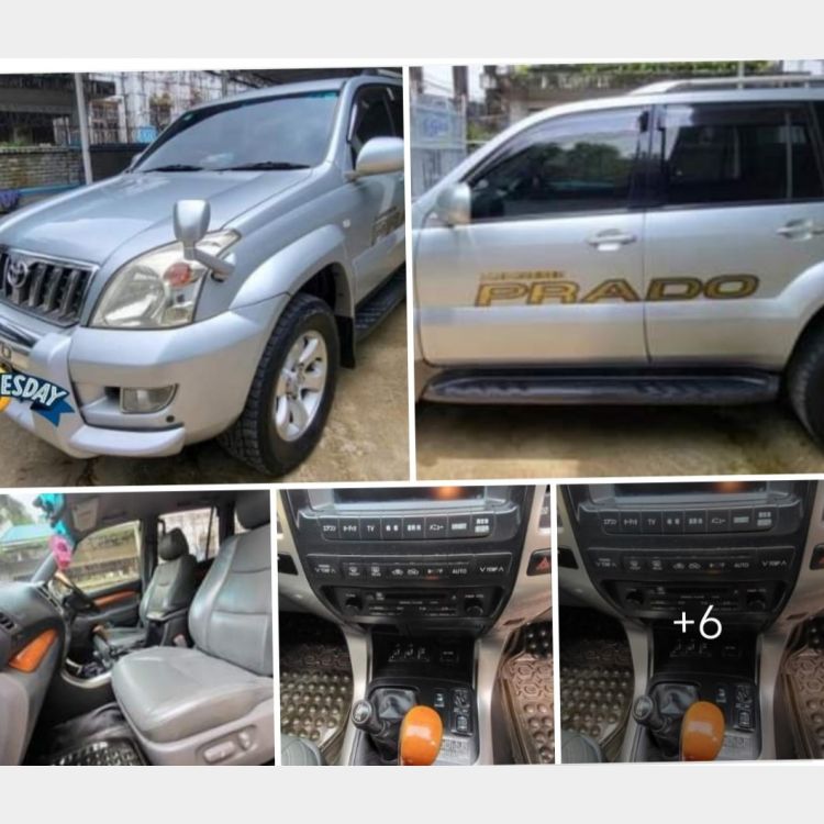 ကား/စီဒန် toyota land cruiser prado 2003 Price in Myanmar Myanmarkt