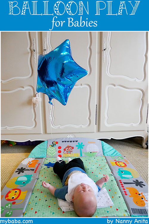 Balloon Play for Newborns My Baba