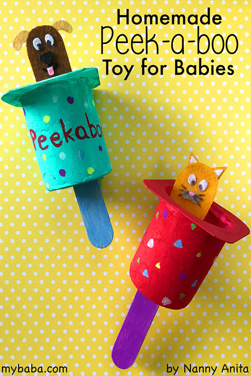 Homemade PeekaBoo Toy for Babies My Baba