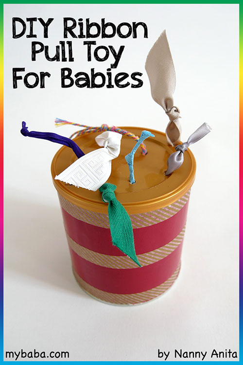 DIY Ribbon Pull Toy for Babies My Baba