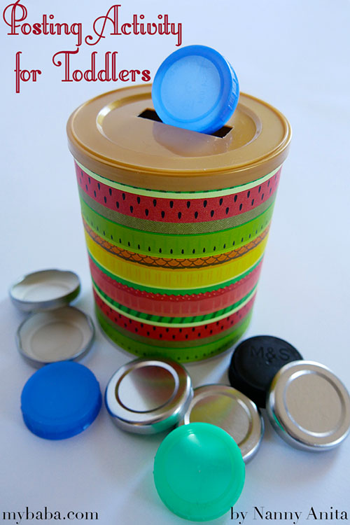 Posting Activity for Toddlers Nanny Anita My Baba