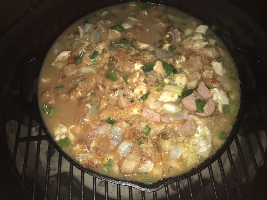 Smoked Jambalaya on the Big Green Egg (Or Kamado Joe) My Backyard Life