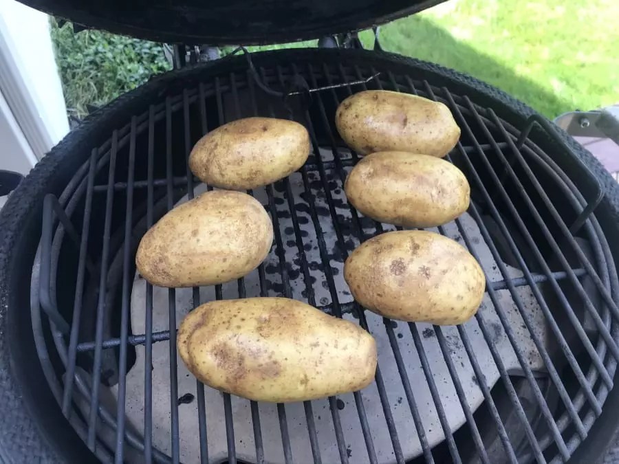 Smoked Twice Baked Potatoes on the Big Green Egg (Or Kamado Joe) My