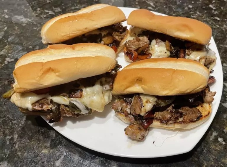 Philly Cheese Steaks on the Blackstone Griddle (or Flat Top) My