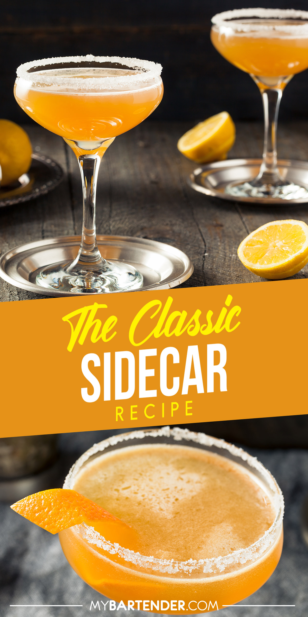 Sidecar Cocktail Recipe & Instructions MyBartender