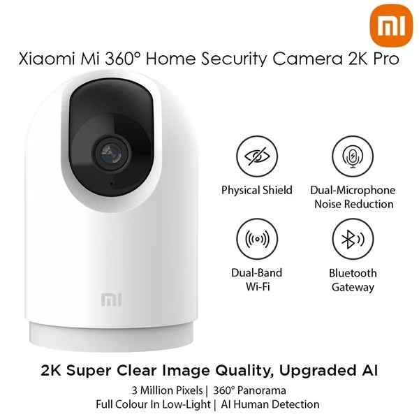 Mi Home Security Camera 360 2k Pro XIAOMI mybazaar