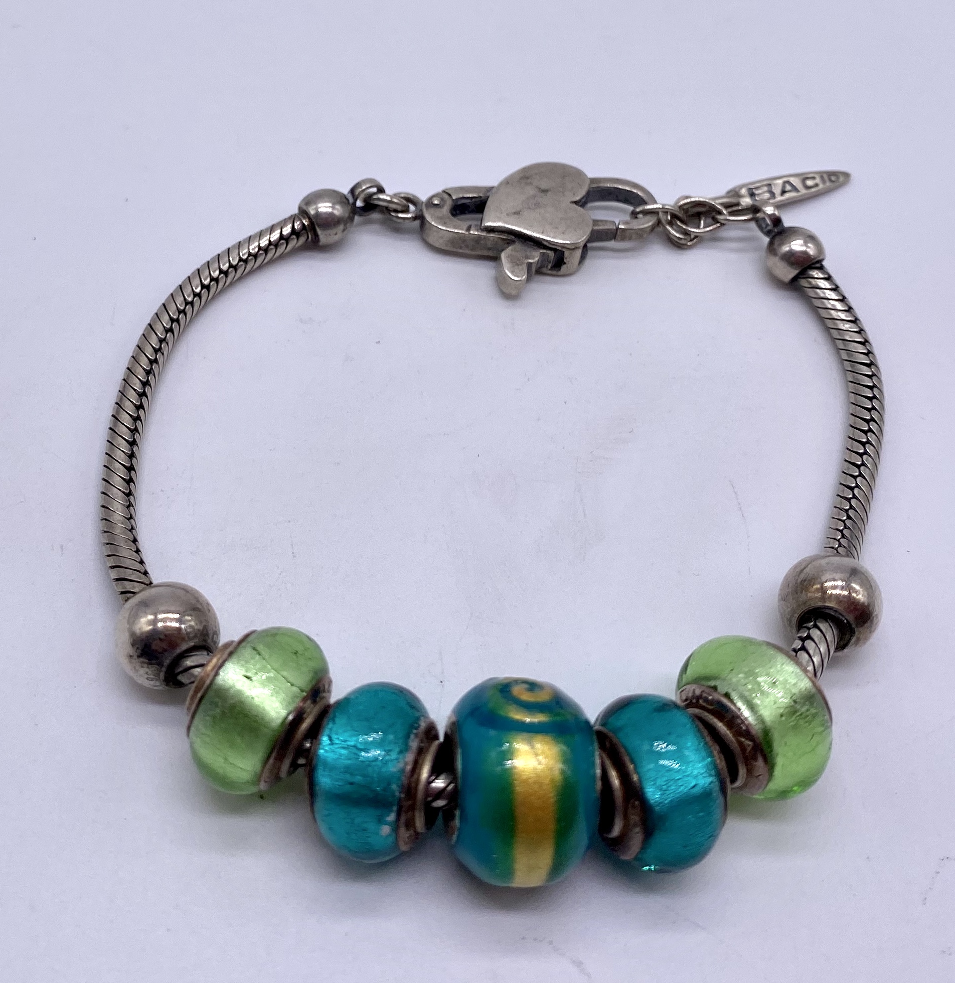 Bacio Italy charm bracelet My Beautiful Mess