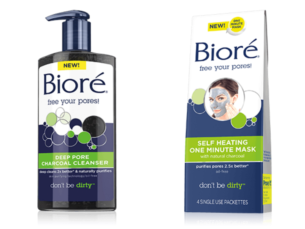 Giveaway Biore Deep Pore Charcoal Cleanser and Self Heating Mask My