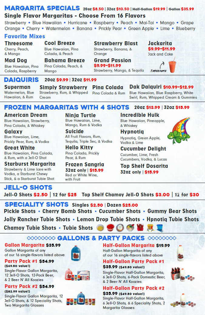 Adult Drink DriveThru San Antonio drinks Beer N' All Margarita