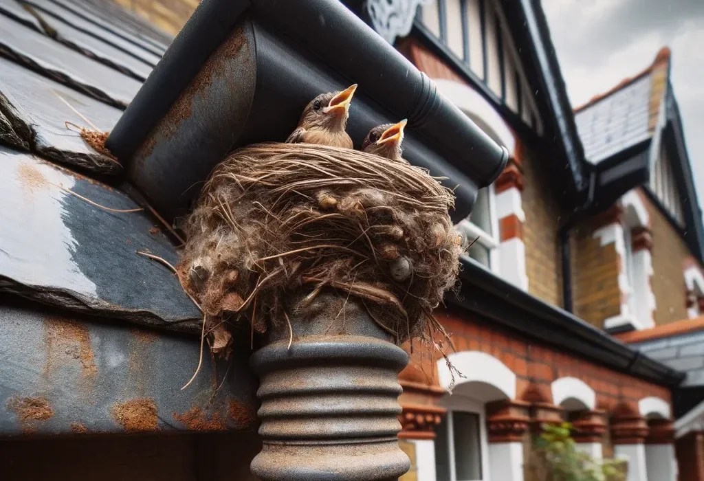 Effective Ways to Remove Birds Nesting in Your Gutters