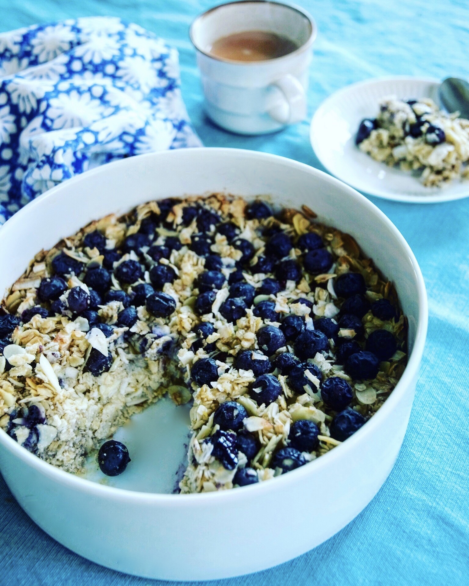 Baked Blueberry Oatmeal