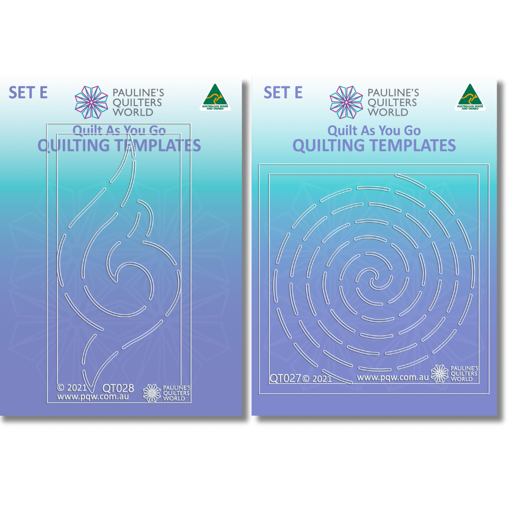 Quilting Templates Set E Bernina Sewing Centre Tauranga