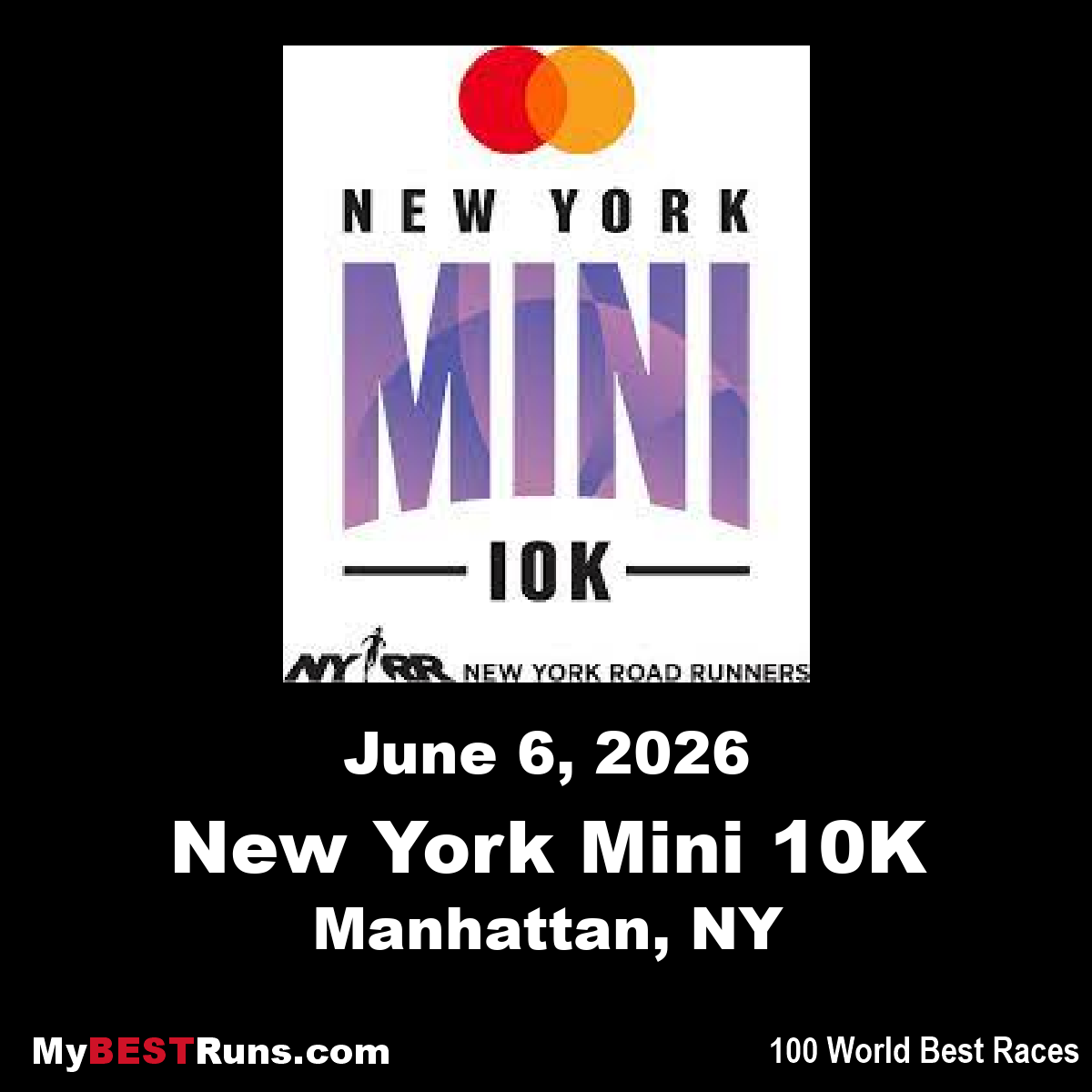 New York Mini 10K Race Results Manhattan, NY 6/8/2019 My BEST