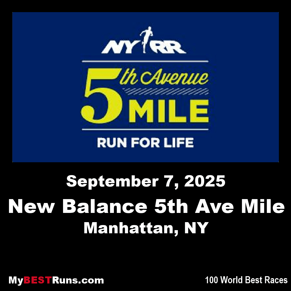 New Balance 5th Avenue Mile Manhattan, NY 9/8/2019 My BEST Runs