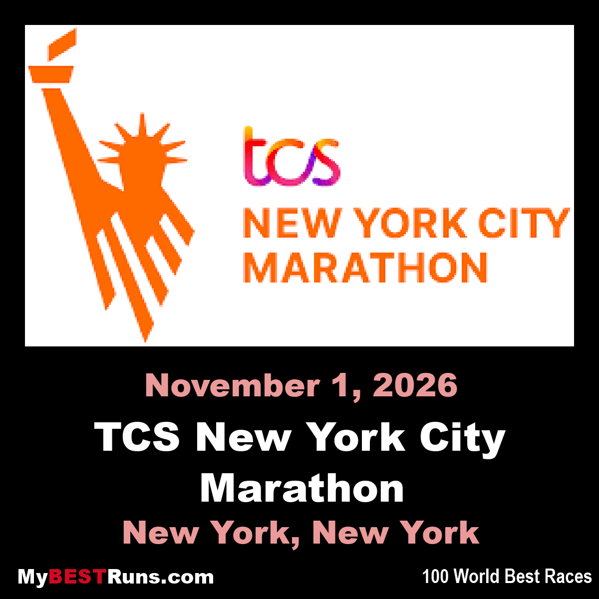 TCS New York City Marathon New York, New York 11/3/2019 My BEST