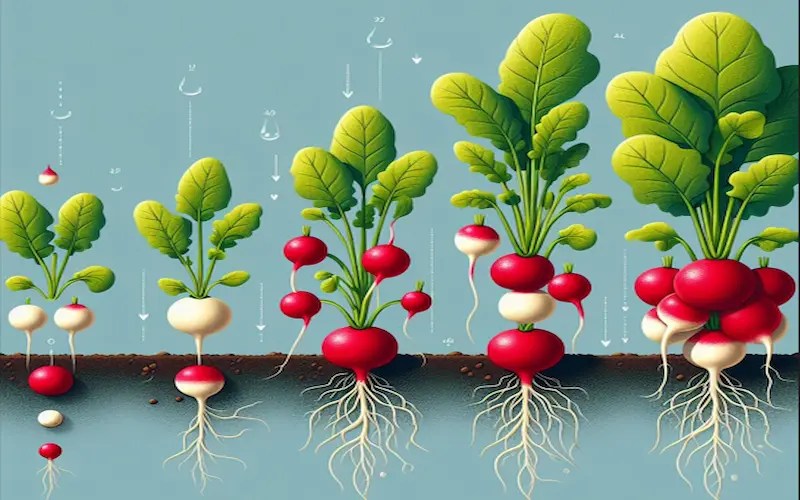 4 Radish Plant Growth Stages Exploring the Life Cycle