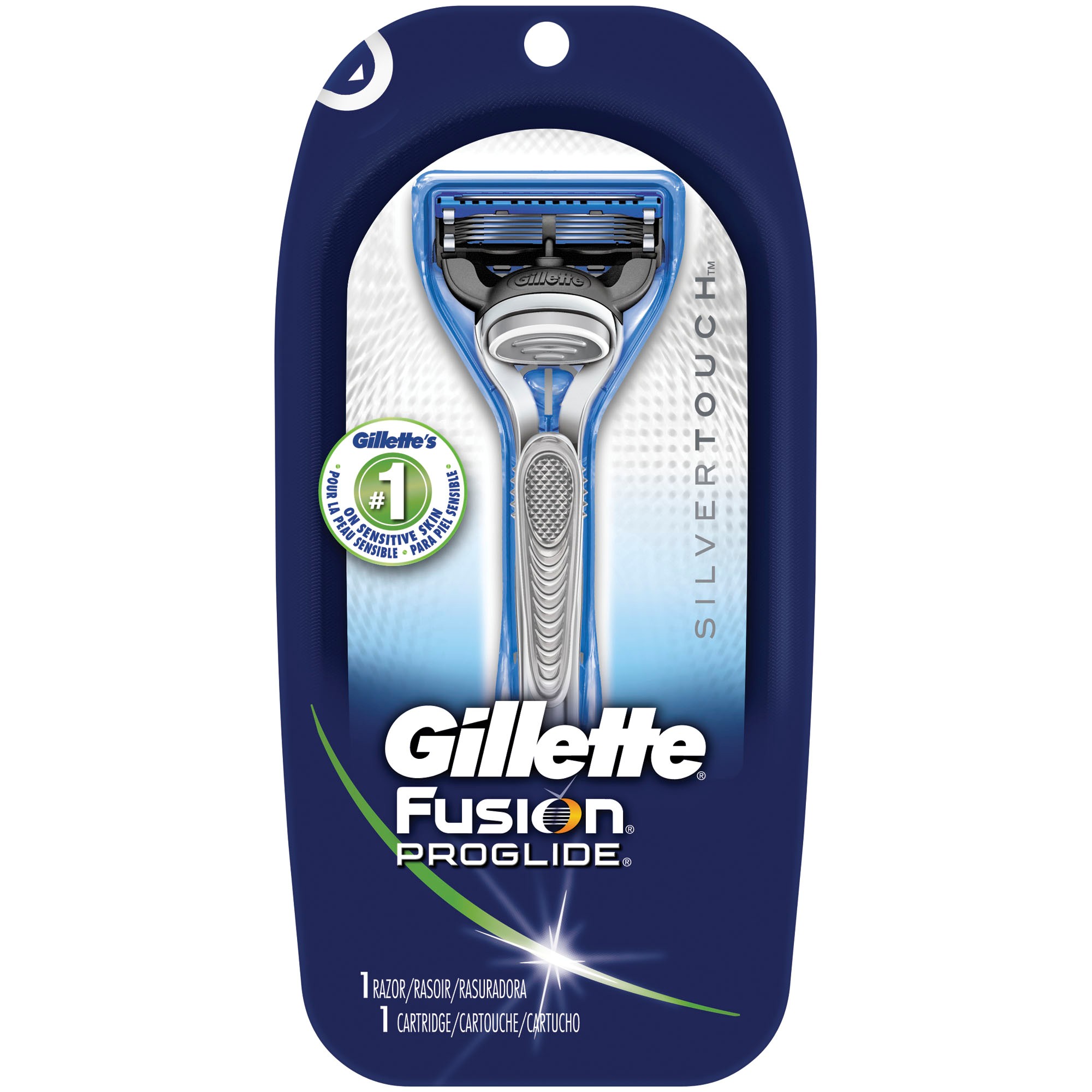 GILLETTE® FUSION® PROGLIDE™ SILVERTOUCH MANUAL AND POWER RAZORS FACTS 