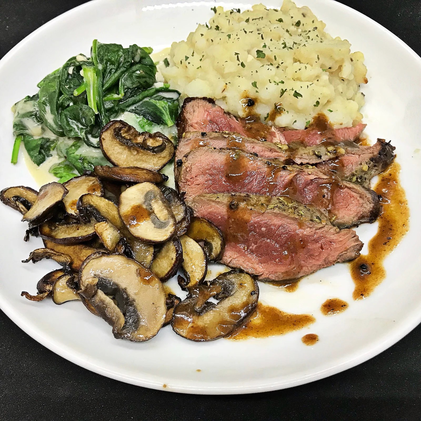 Canned mashed potatoes take just minutes to put together and are delish!