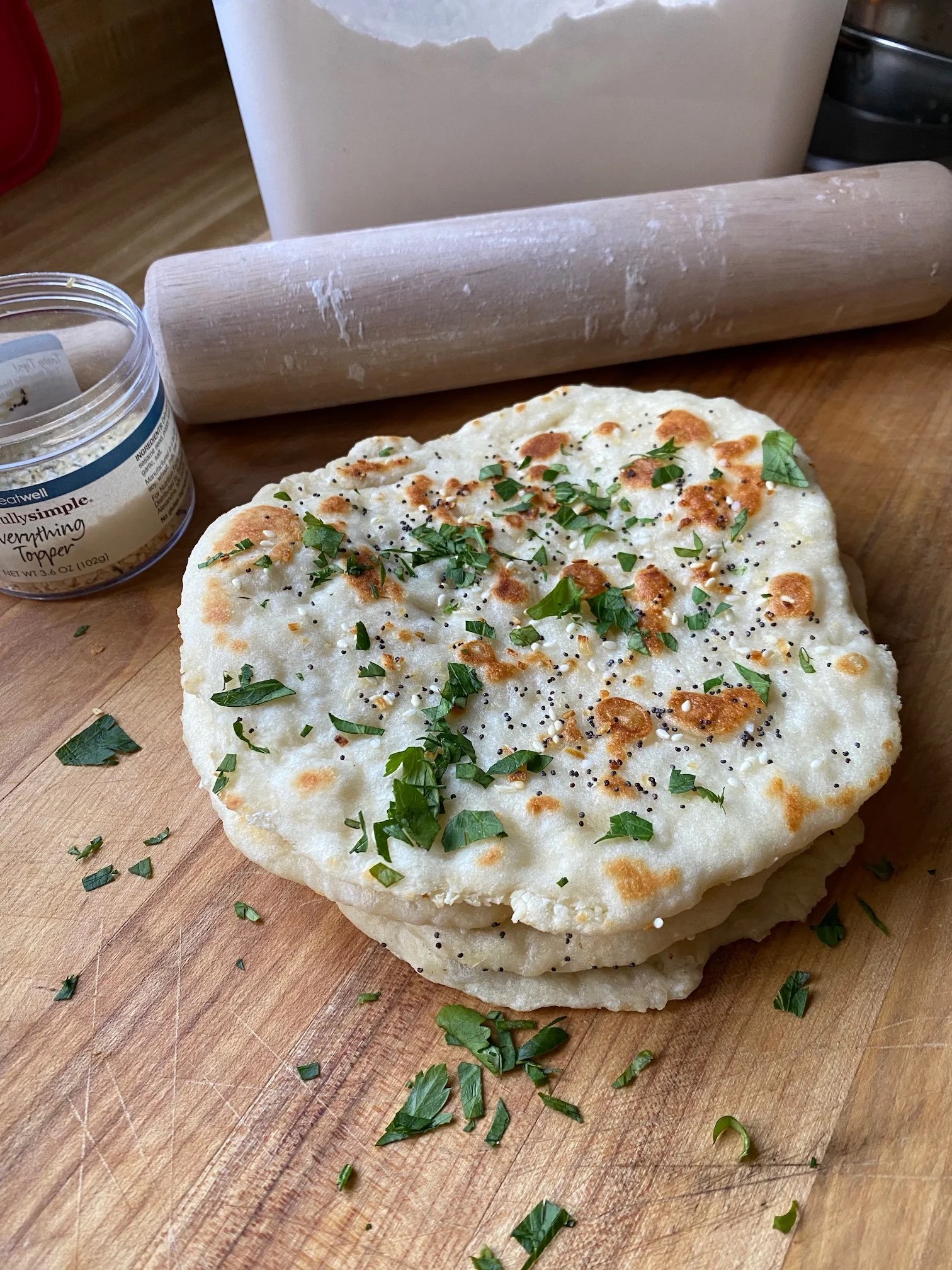 Skinny Pizza Dough . . .Naan My Bizzy Kitchen