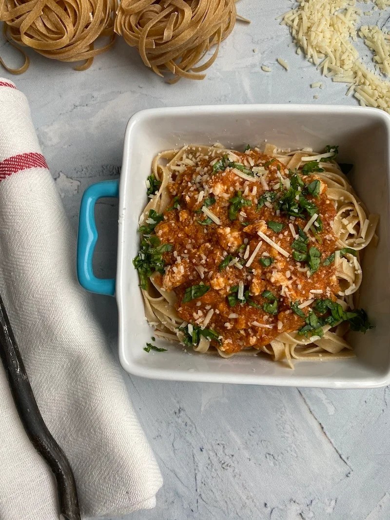 Easy Chicken Bolognese My Bizzy Kitchen