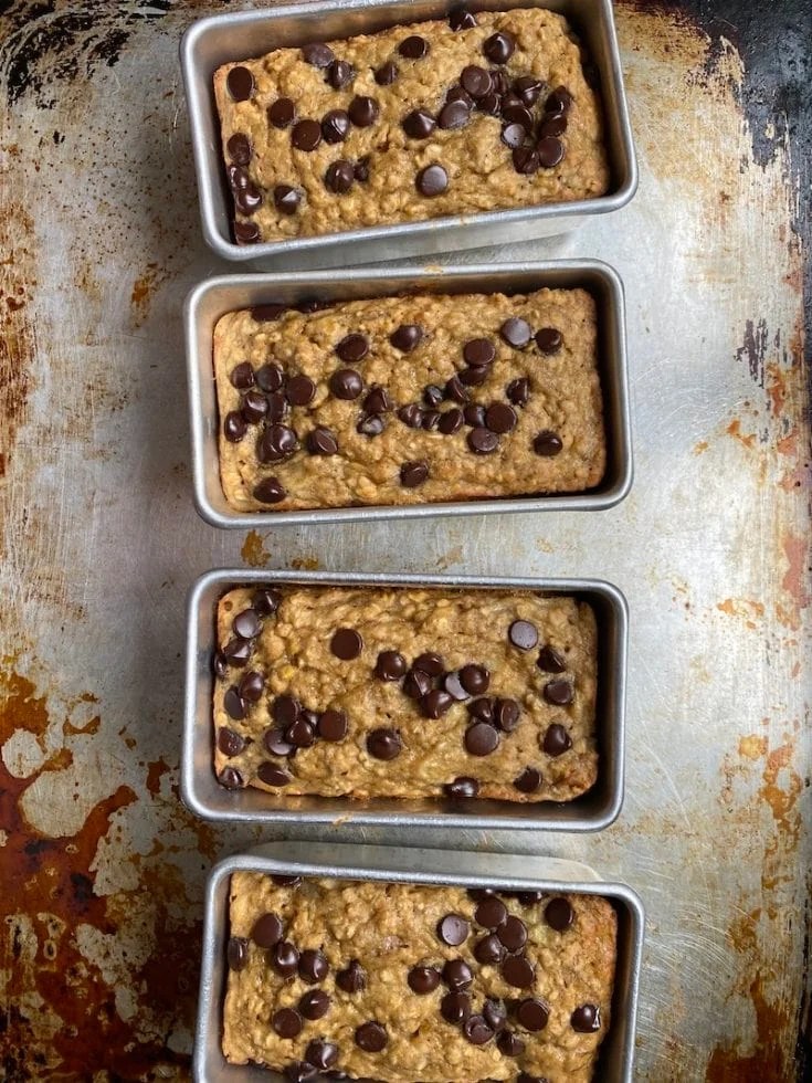 Mini Banana Bread Loaves My Bizzy Kitchen