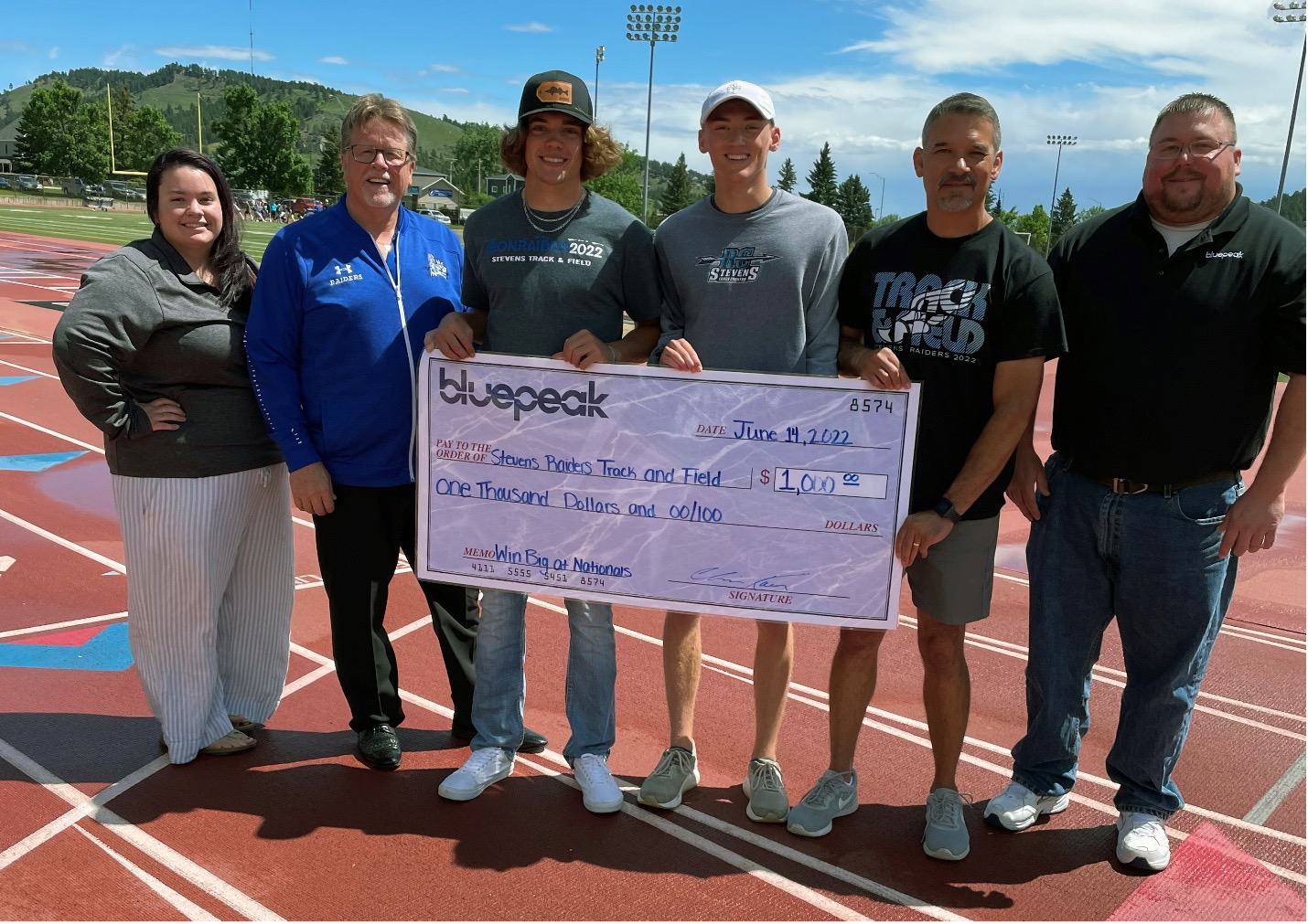 PR_SD_Bluepeak Teams with Rapid City Stevens Sprint Medley, June 14