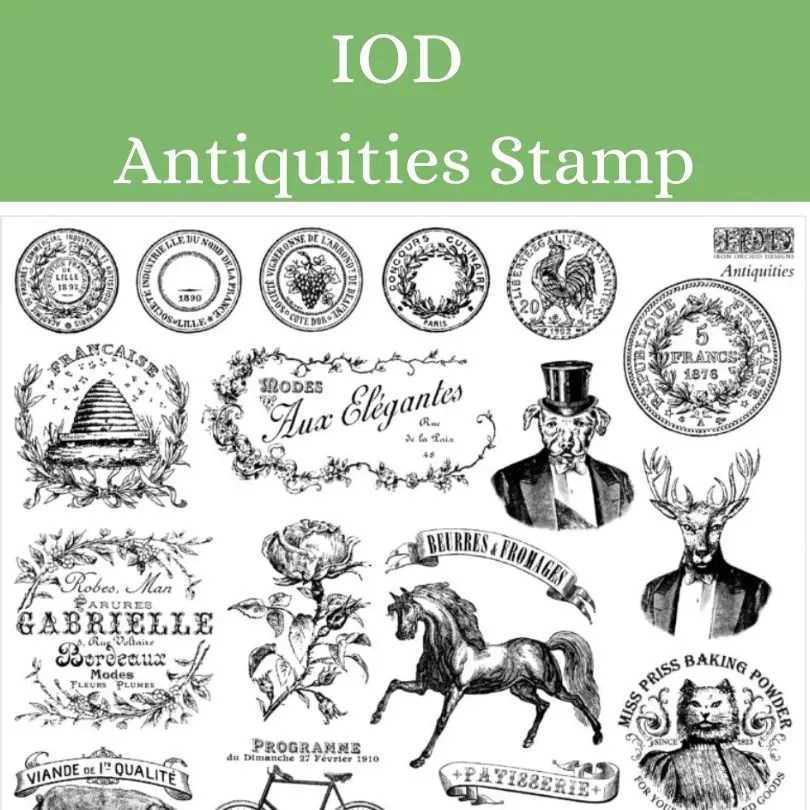 Antiquities IOD Stamp Blue Star At Home