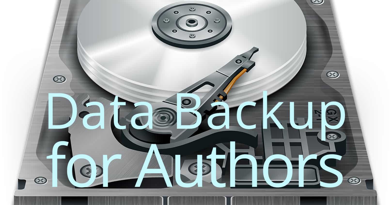 Data Backup for Authors Book Cave