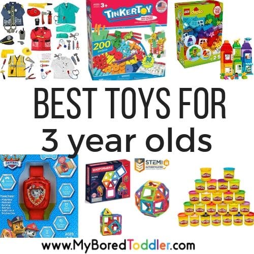 Best Toys for 3 Year Olds Gift ideas for 3 year olds My Bored Toddler