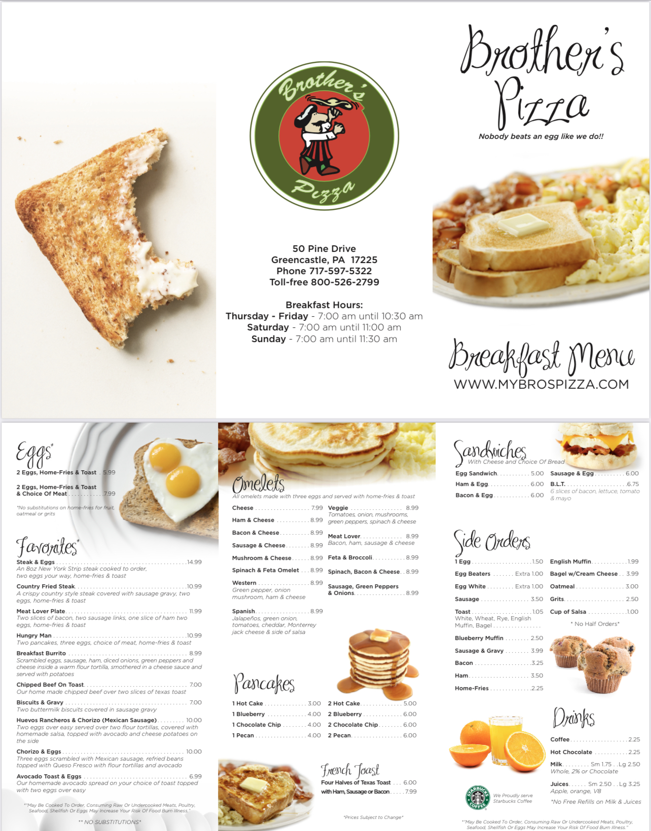 Brother's Pizza Bright, dinerlike setting serving pizza, pastas & Italian sandwiches, with