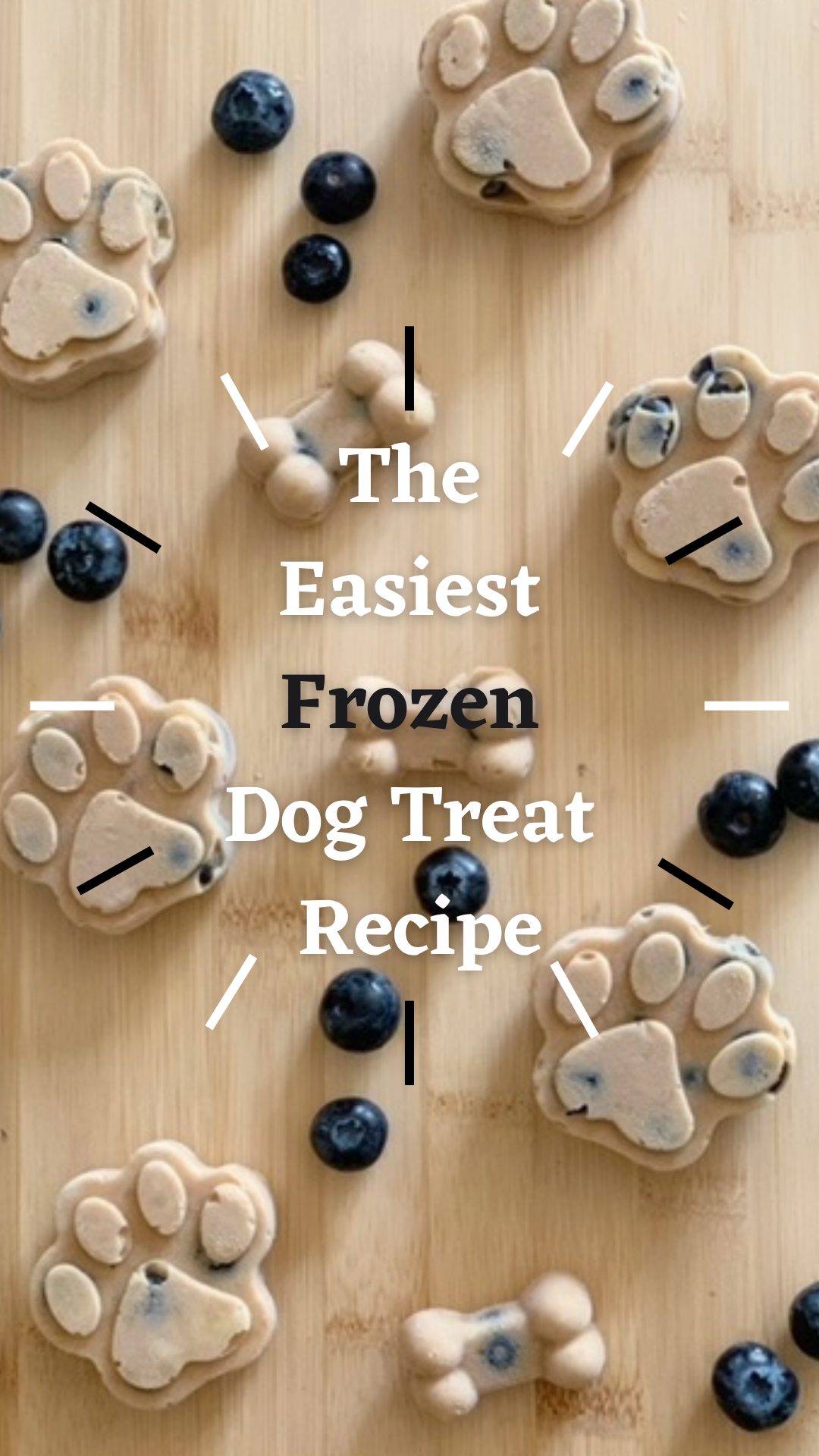 Homemade Frozen Banana Blueberry Dog Treats My Brown Newfies