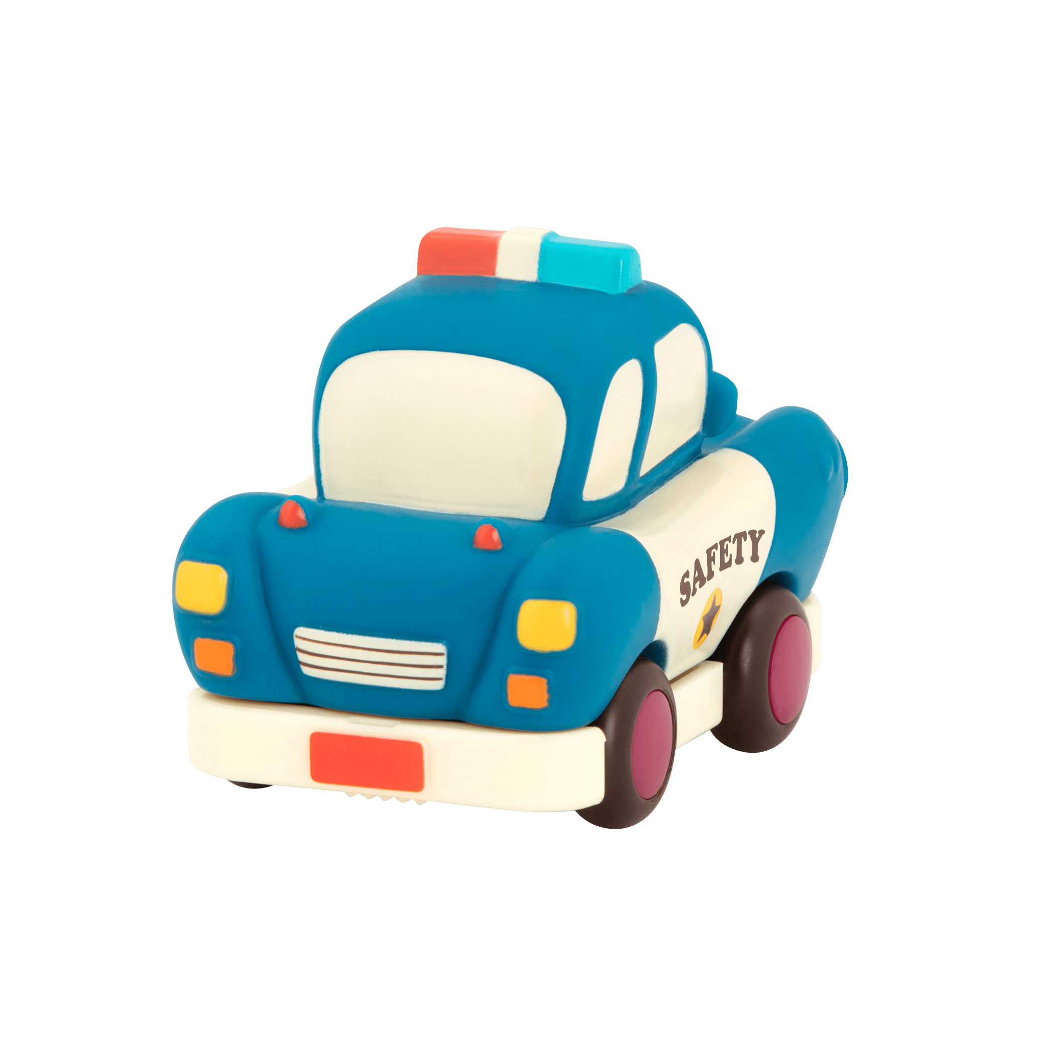 Mini Wheeeels! Safety Sam PullBack Police Car B. toys