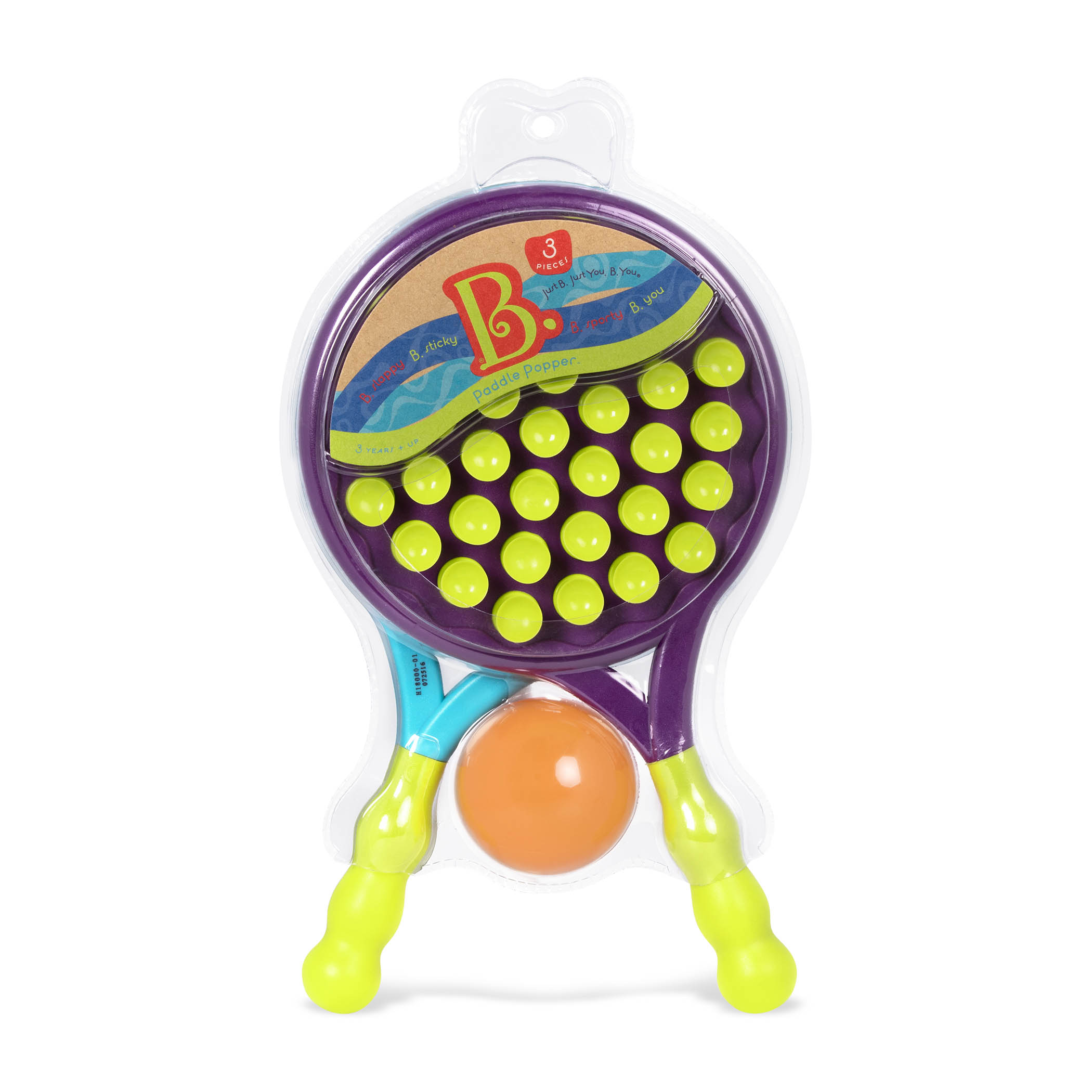 Paddle Popper Blue & Purple Paddle Game Set B. toys