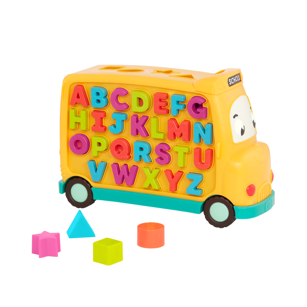 AlphaBus Educational Toy School Bus B. toys
