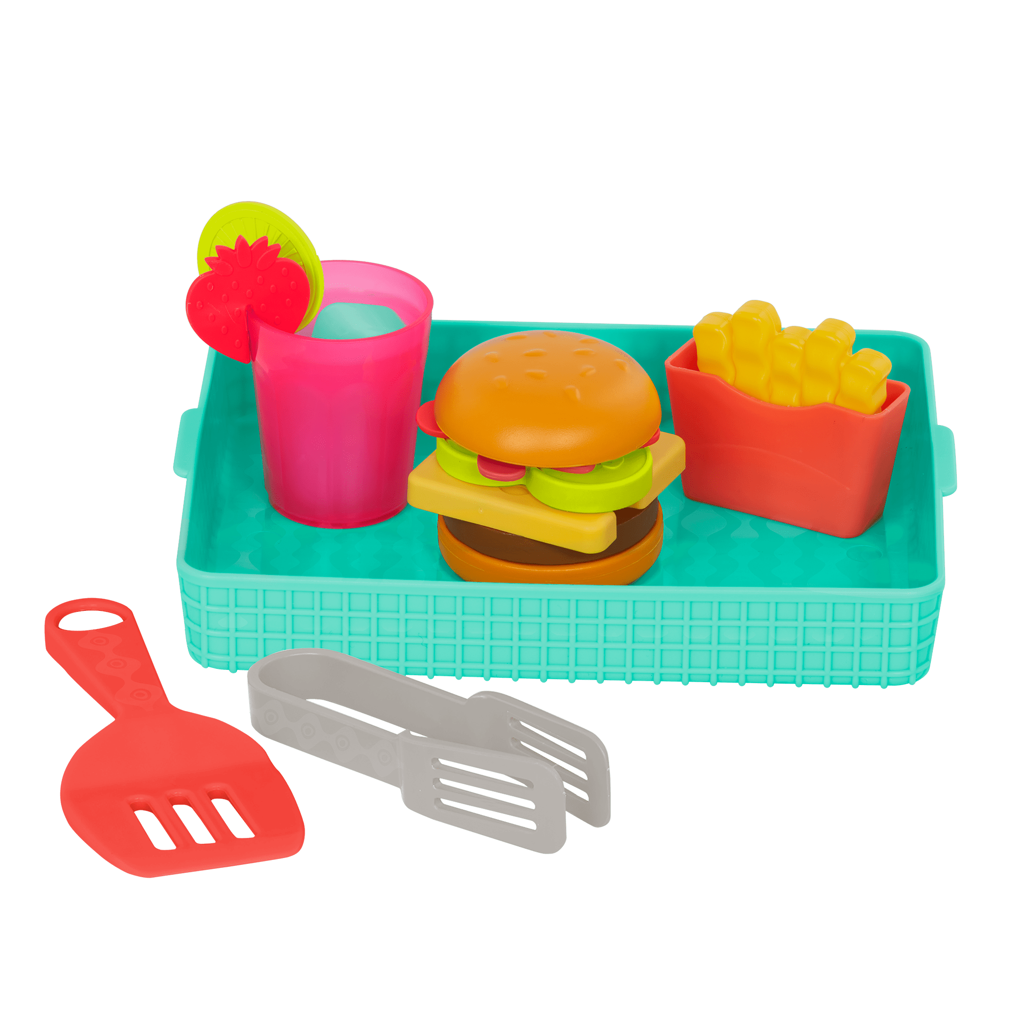 Mini Chef BuildaBurger Playset Play Food Set B. toys