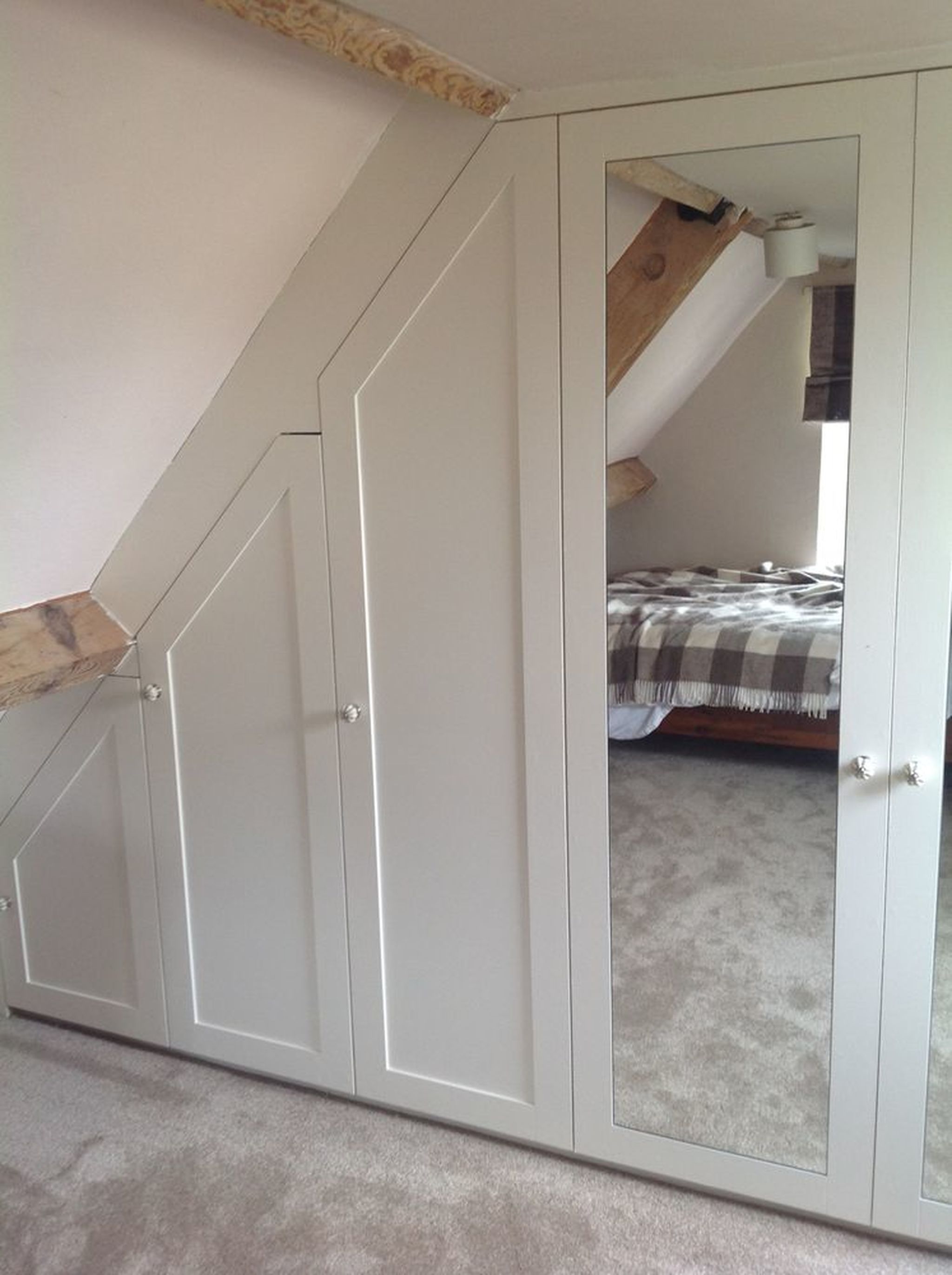 making a fitted wardrobe in attic bedroom Job of the Year 2018