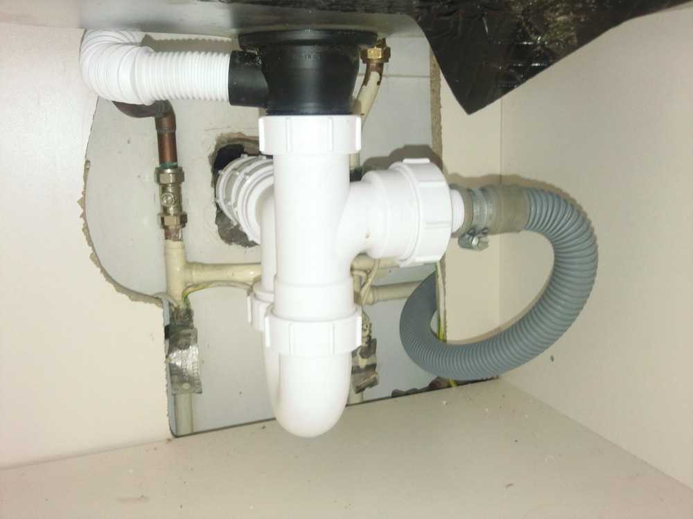 Modifying Ubend from washing machine Plumbing job in Kentish Town