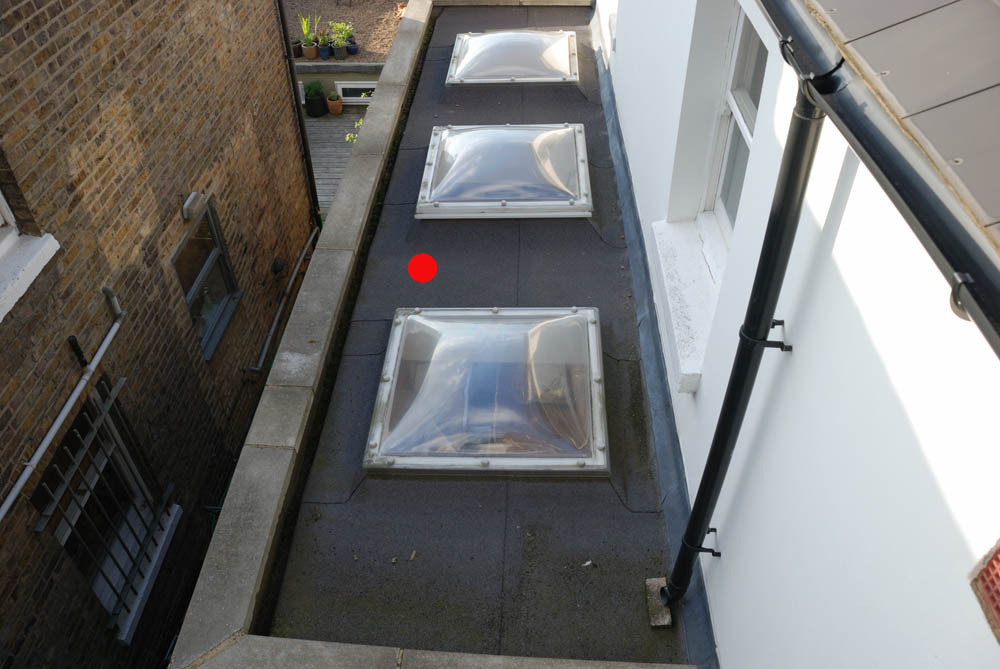 install extractor flue/ terminal through flat roof Roofing job in