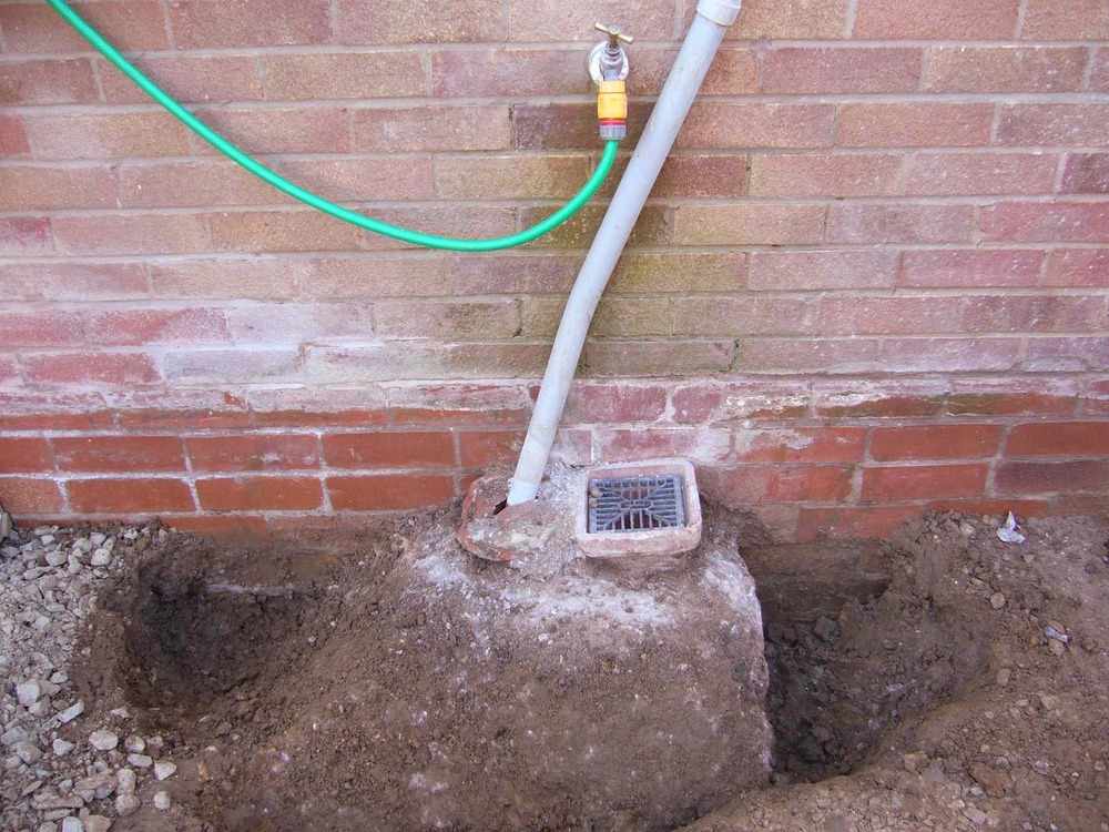 Concreted Gully Drain Removal. Groundwork & Foundations job in