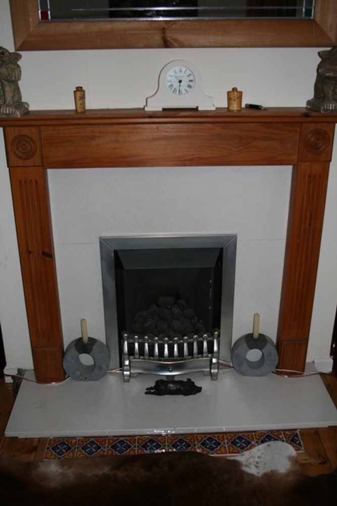 Remove gas fire and install open fire in its place Gas Work job in