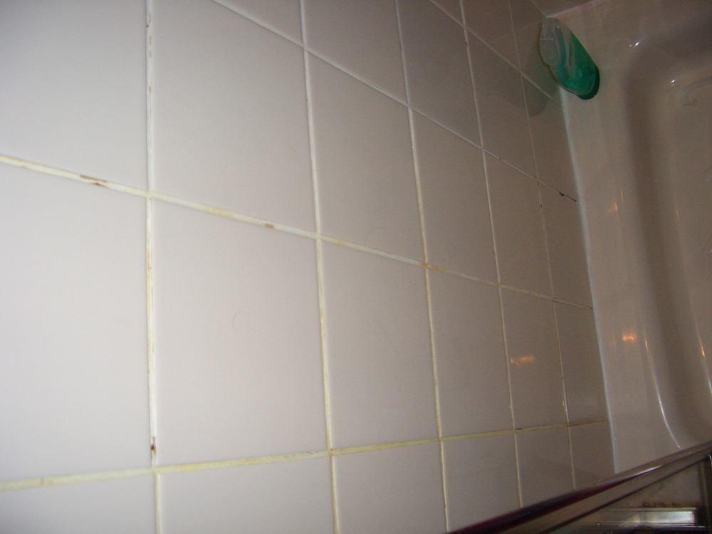 shower tiles need replaced with aqua panels or resealed Tiling job in