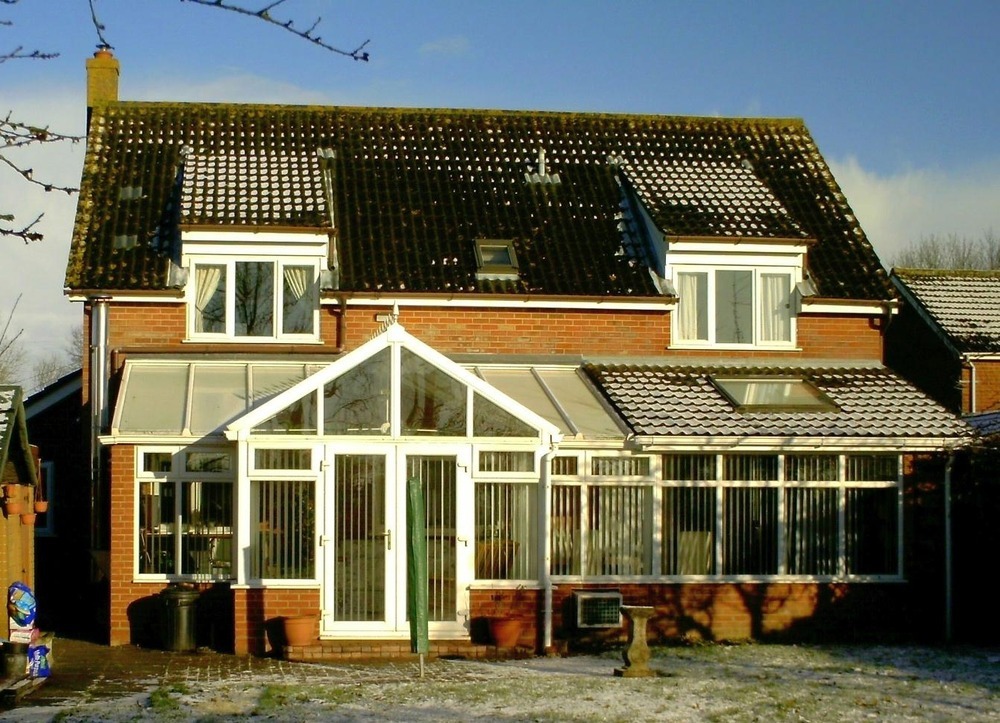 Replacing plastic conservatory roof with tiles Conservatories job in