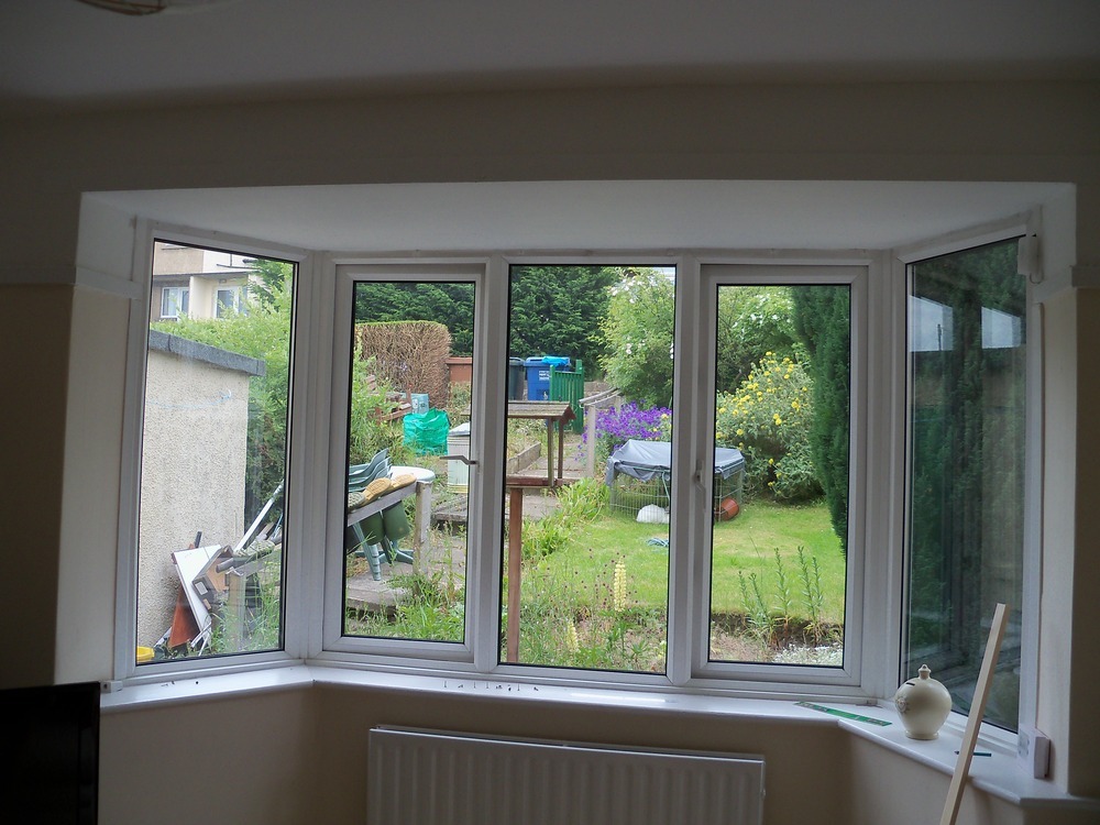 Curtain track in bay window Handyman job in Keighley, West Yorkshire
