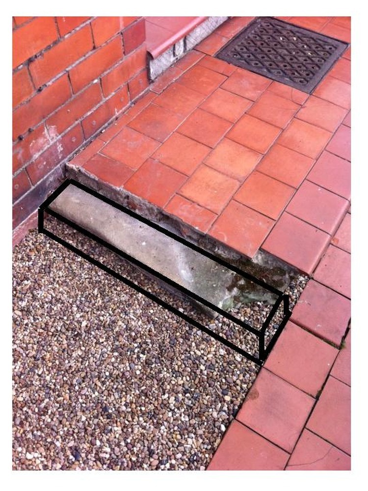 Extend concrete base and tiles to front doorstep Bricklaying job in