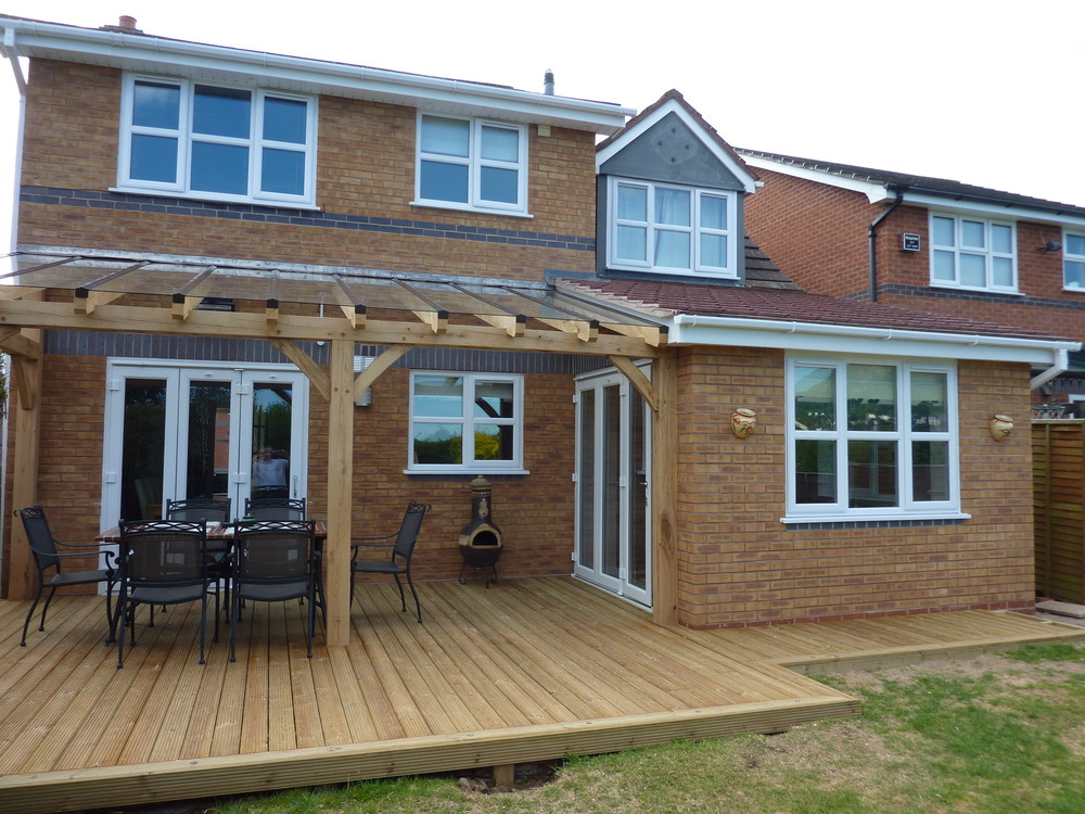covered decking Garden room extensions, Pergola patio, Pergola