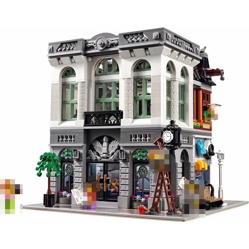 MOC 15001 Brick Bank Compatible 10251 My Building Blocks Shop