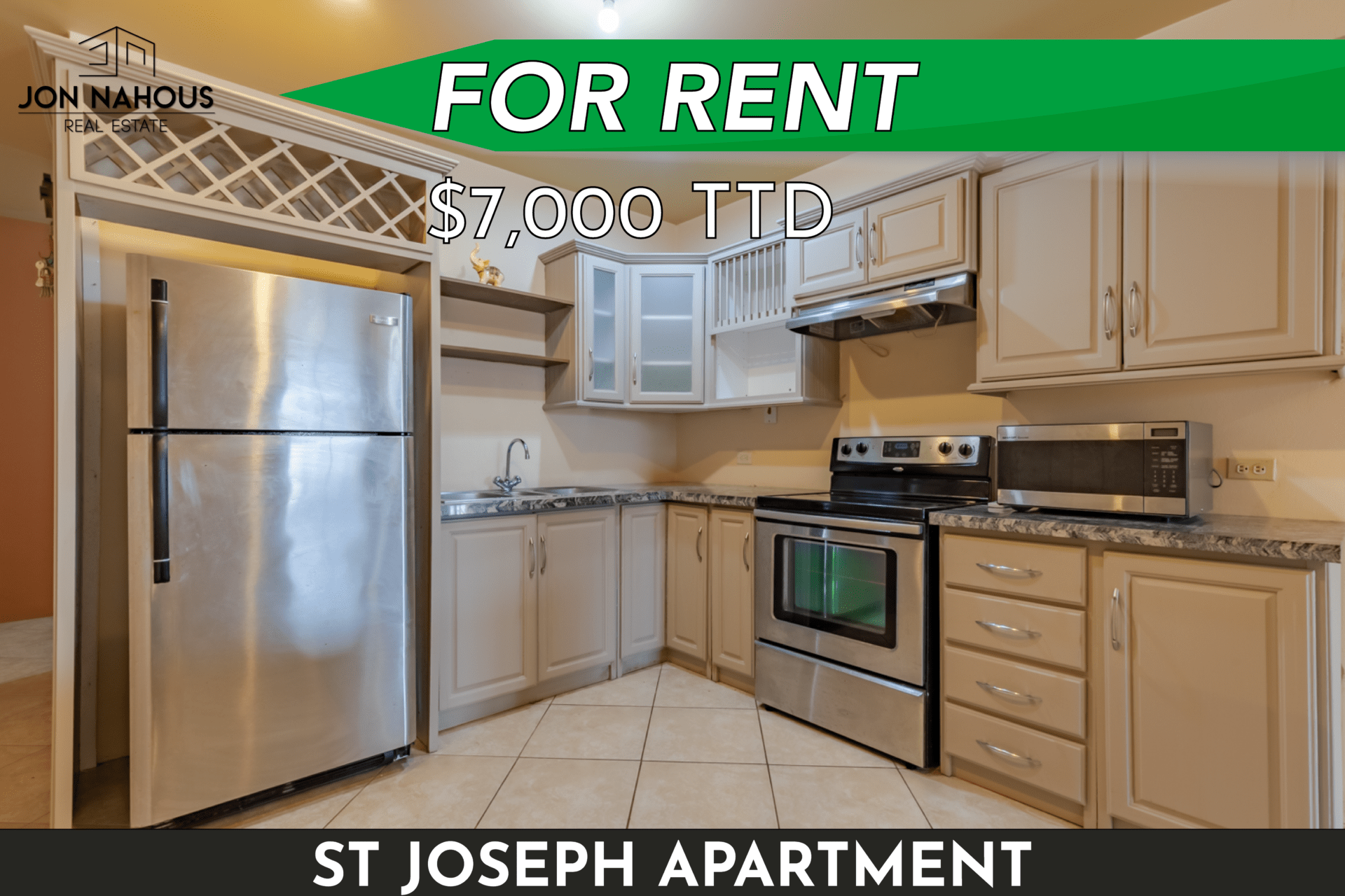 St Joseph Apartment for Rent 3 Beds, 2 Baths, SemiFurnished My