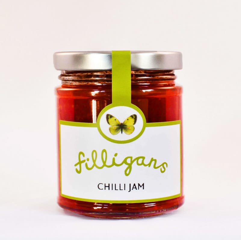 Chilli Jam 200g by Filligan's of Donegal Available at Caboose