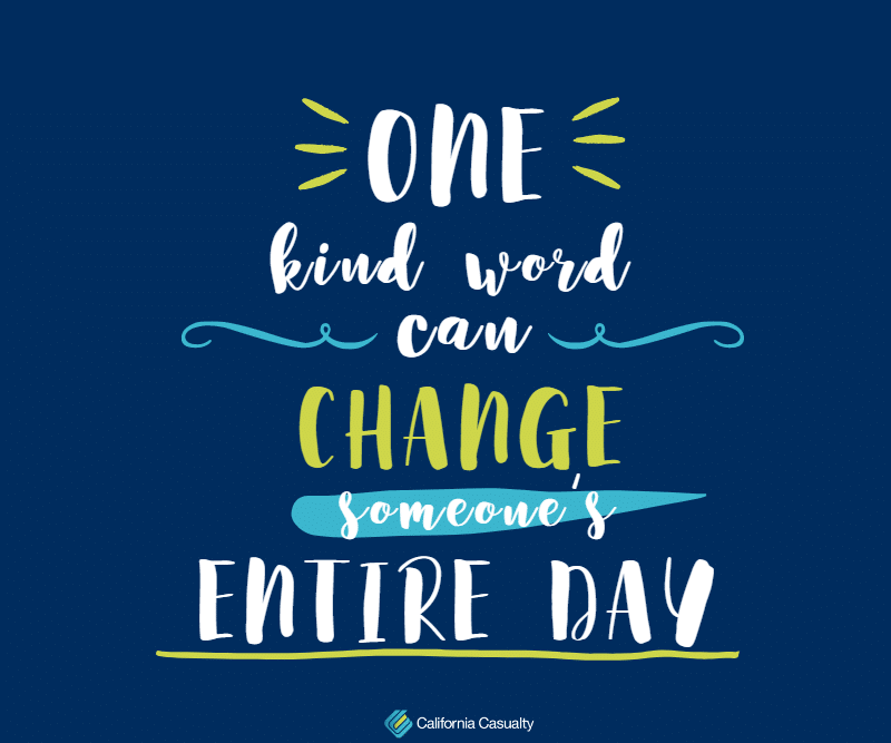 10 Easy Random Acts of Kindness California Casualty