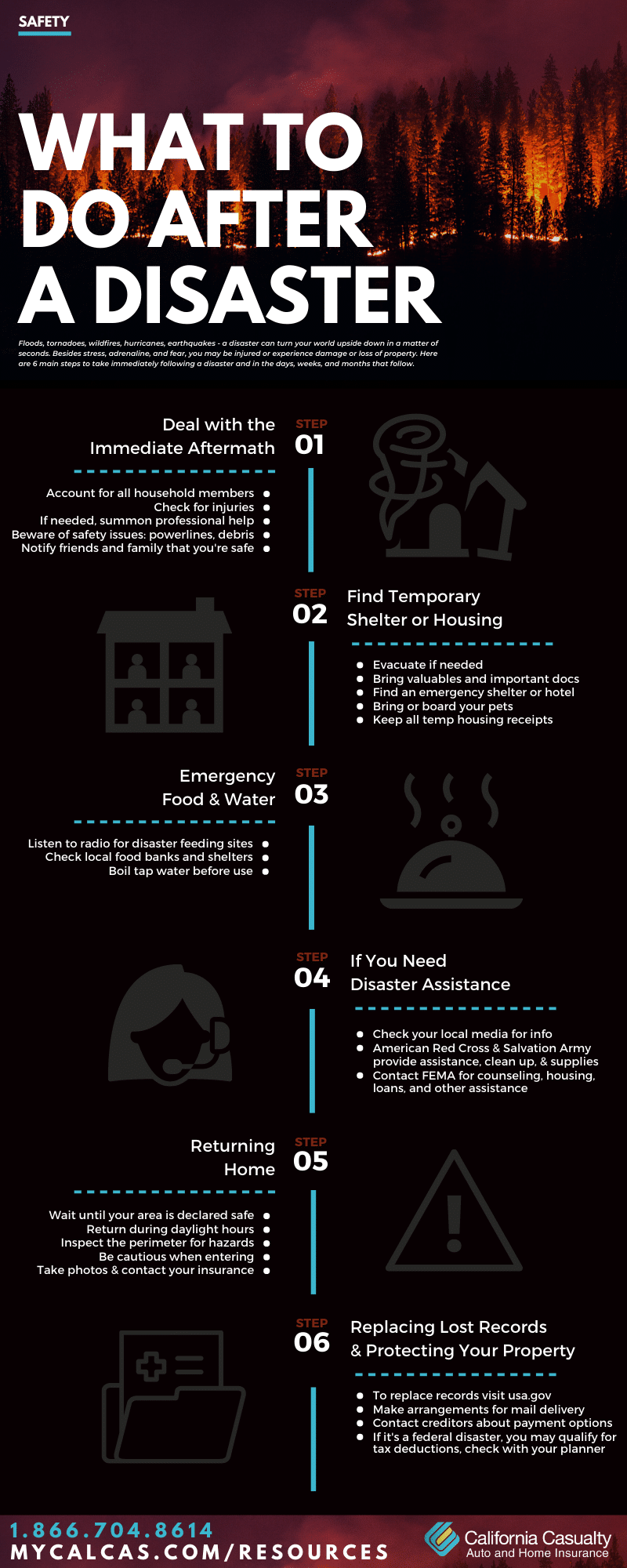 What to do After a Disaster California Casualty